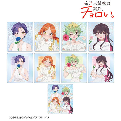 『帝乃三姉妹は案外、チョロい。』描き下ろし 白いワンピースと花ver. トレーディングアクリルカード(単位/BOX)